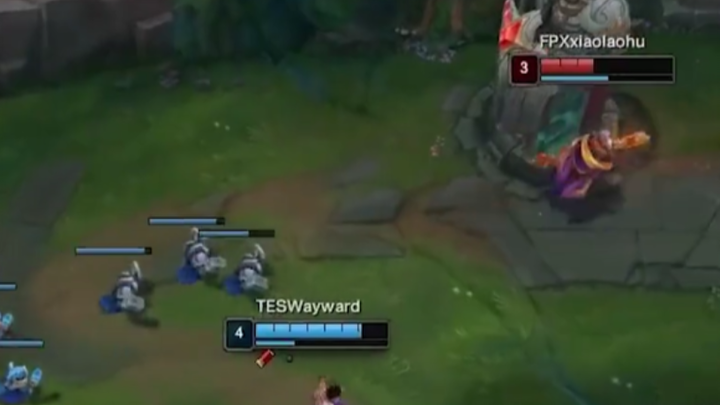 I can't stop laughing! TES top laner Wayward, playing Gunner, scared Little Tiger half to death.