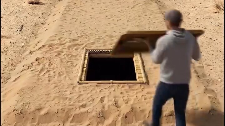 Immersive Construction of an Underground Double Bar
