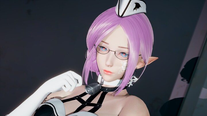 Warna hitam dewasa dipadukan dengan warna ungu yang menarik. Ada juga yandere dan telinga binatang. 