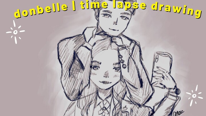 donbelle + tagsen | he's into her (time lapse drawing)