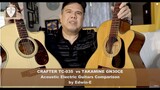 Takamine GN30ce vs Crafter TC-035 Acoustic Guitars Comparison