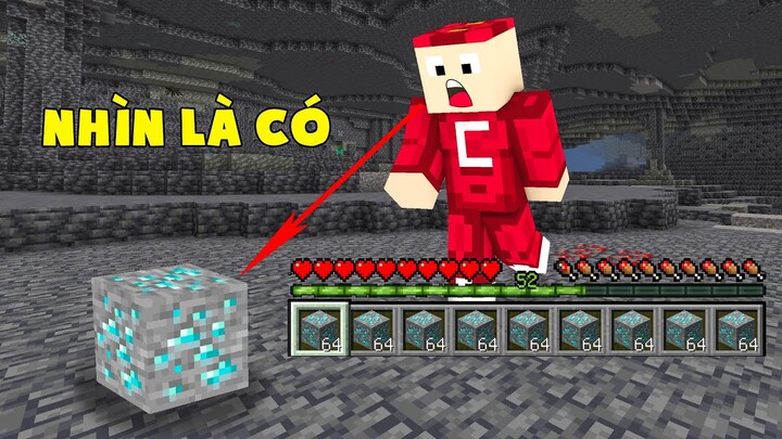 Minecraft Nhưng Nhìn Gì Là Có Đó