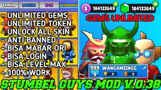 NEW UPDATE‼️STUMBEL GUYS MOD 2022 VERSI 0.38 || UNLOCK ALL SKIN,GEMS UNLIMITED - STUMBEL GUYS