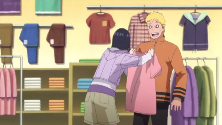 Hinata Goes Out With Naruto And Buys For Him New Clothes