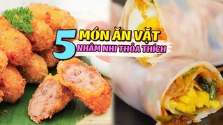 Top 5 Món Ăn Vặt Thơm Ngon, Nhâm Nhi Thỏa Thích | Feedy Món Ăn Ngon