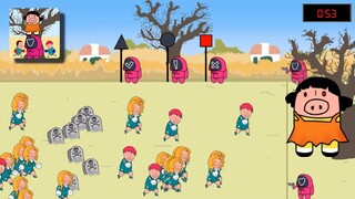 Squid Game PIG VERSION - Squid Pig Survival Challenge Thinkerman Trailer