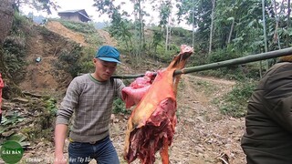 ẨM THỰC DỰNG NHÀ MỚI CỦA NGƯỜI MÔNG MÓN PỊA NƯỚNG CHƯA TỪNG THẤY| BẢN LÀNG BIỆT LẬP TRONG RỪNG # 3