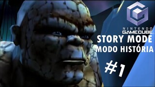 Marvel Nemesis: Rise of the Imperfects Modo História #1 (Homem De Pedra) Gameplay Gamecube (Dolphin)