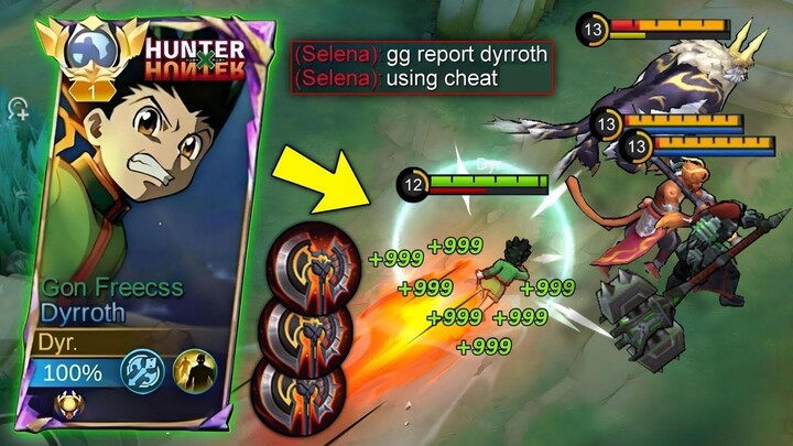 I FINALLY FOUND BEST BUILD FOR SUSTAIN DYRROTH 2025!! (100% Broken) - MLBB