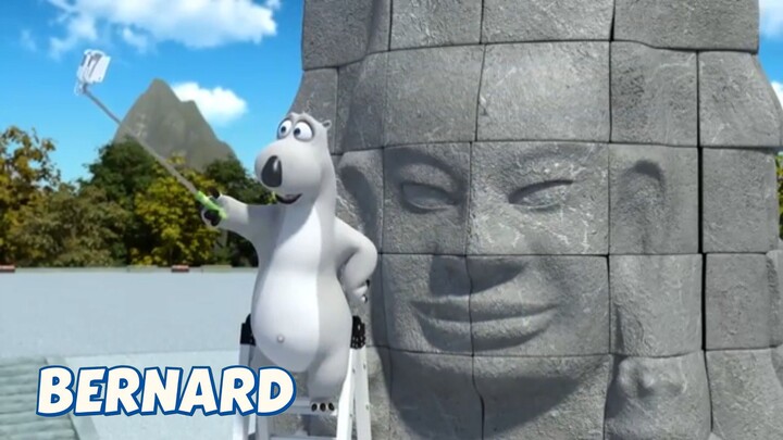 BERNARD BEAR || HEAD STATUE - CARTOON CHILDREN