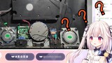Japanese loli frightened by red deer blyat's modified computer