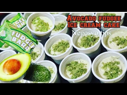 3 INGREDIENTS ONLY | HOW TO MAKE AVOCADO FUDGY ICECREAM CAKE | VIV QUINTO