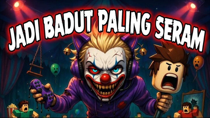 Jadi Badut Terseram di Roblox