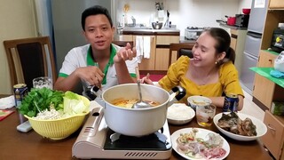 Nấu nồi lẩu thái ĂN MỪNG | Cuộc sống Nhật | ÚT ĐẠT #152