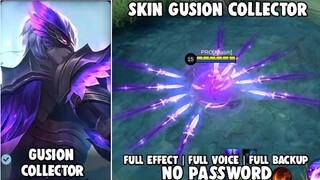 Update!! Script Skin Gusion Collector Full Efeect No Password Patch Terbaru | Mobile Legends