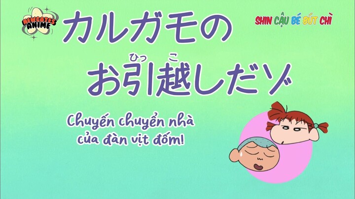 (Lồng Tiếng) Shin-Cậu Bé Bút Chì- Chuyến chyển nhà của đàn vịt đốm!