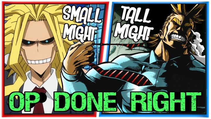 How to Write a Badass Overpowered Mentor - All Might from My Hero Academia