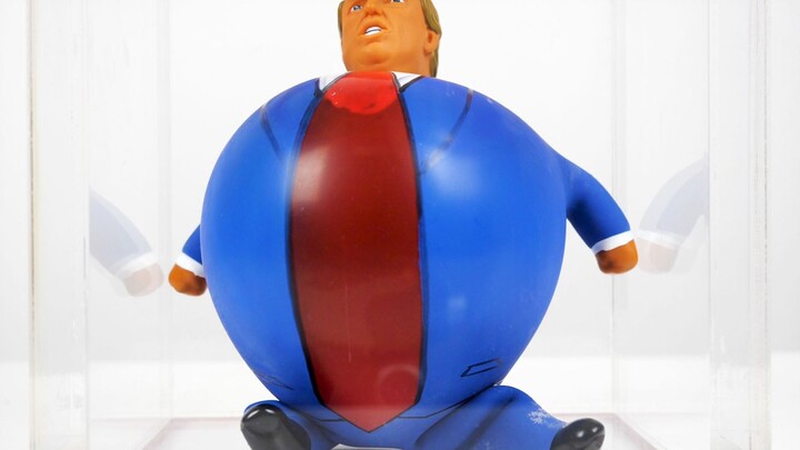 What will happen if a Donald Trump figurine is in a vacuum box?