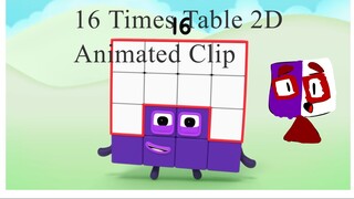 Numberblocks 16 Times Table | Season 8 Episode 12 | Sneak Peek Small Clip