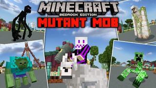 Minecraft มือถือ Addon Mutant mob สิ่งมีชีวิตกลายพันธ์!_HD_60fps