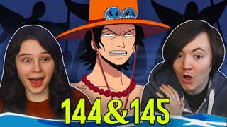 SKY GIANTS? ACE MEETS BUGGY! 👒 One Piece Ep 144 & 145 REACTION & REVIEW