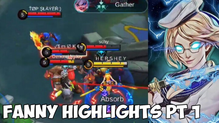 Fanny Highlights pt 1 - Wazakero Gaming | Mobile Legends