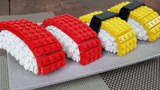 Lego Sushi - เลโก้ในชีวิตจริง การทำอาหารแบบสต็อปโมชั่น & ASMR