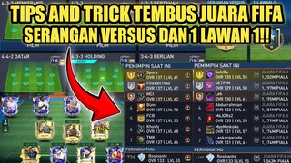 GUNAKAN CARA INI DIJAMIN JUARA FIFA!! TIPS & TRIK CAPAI JUARA FIFA SVS DAN H2H FIFA MOBILE INDONESIA