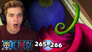 TWO NEW DEVIL FRUITS? | One Piece Episode 265-266 REACTION