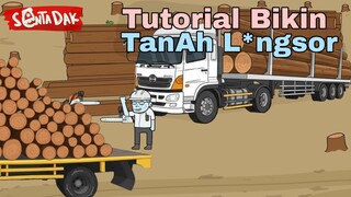 Tutorial Bikin Tanah LongSor (Animasi Sentadak)