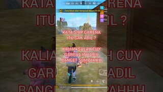 PLAYER FF MESTI TAU‼️KALAU GARENA ITU MEMANG ADIL UNTUK PLAYERNYA✅