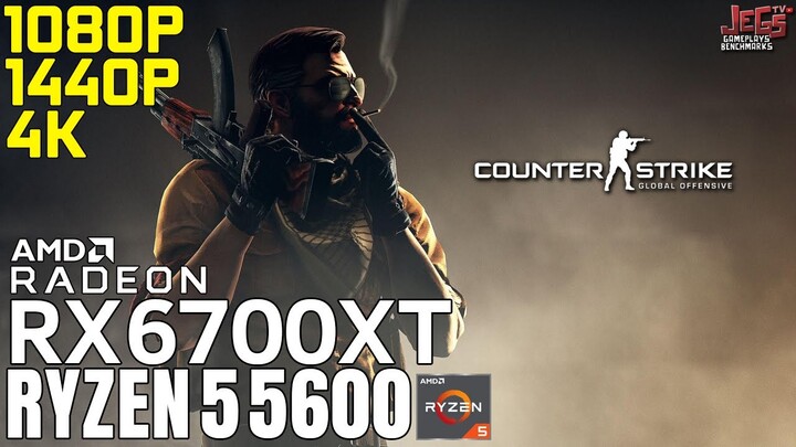 CS:GO | Ryzen 5 5600 + RX 6700 XT | 1080p, 1440p, 4K benchmarks!