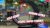 Free Fire Indonesia - SOLO SQUAD DOUBLE SNIPER IS BACK JAGA KEPALA