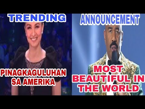 PINAKAMAGANDA SA BUONG MUNDO SI MARIAN RIVERA AYUN SA MGA AMERIKA