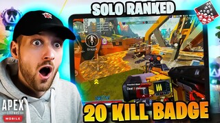 20 KILL BADGE IN RANKED | Apex Legends Mobile