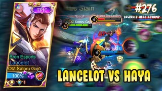 FAST HAND + LANCELOT REVAMP VS HAYABUSA REVAMP | LANCELOT GAMEPLAY #276 | MOBILE LEGENDS BANG BANG