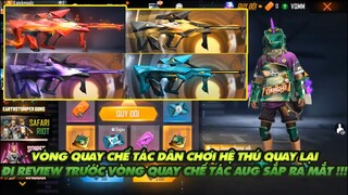 Free Fire Vòng quay chế tác Dân chơi hệ thú quay trở lại đi kèm với vòng quay chế tác mới AUG