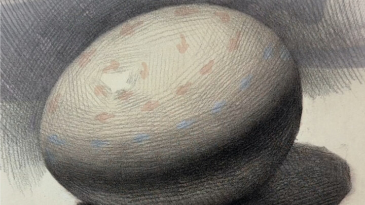 【Sketsa benda mati】 Cara menggambar telur