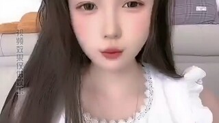 This is what the young lady looks like when she turns off the beauty filter. This is too exaggerated