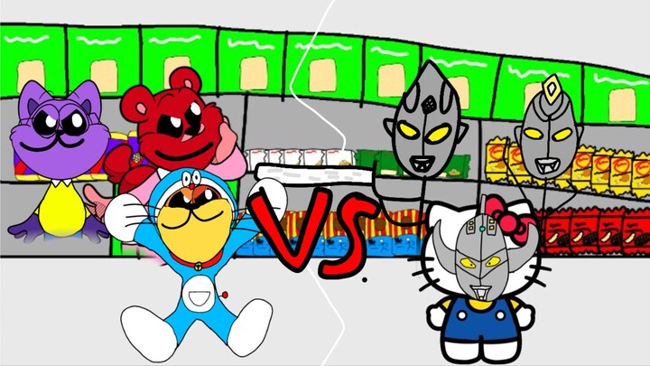 Ultraman Vs Doraemon - Ultraman vs Akatsuki parodi