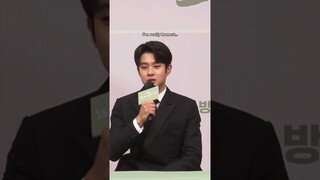 When they asked Wooshik about his chemistry with Kim Dami 😂 #shorts