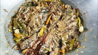 หมกหม้อปลาใส่มดแดง (ปลาอิไทย) แซ่บๆหอมๆ วิธีทำแสนง่าย