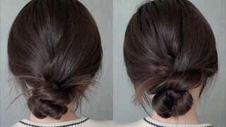 Flat heads are saved! 👍 This bun hairstyle is seriously super practical! 😱