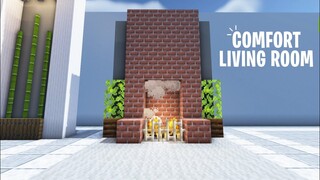 How To Make a Comfort Living Room in Minecraft #Shorts