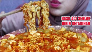 ASMR BASO ACI SEBLAK PEDAS BIKIN KETAGIHAN BY ATTA HALILINTAR | ULUL ASMR MUKBANG INDONESIA