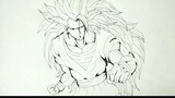 Drawing Son Goku Super Saiyan 3 | Dragon Ball Super