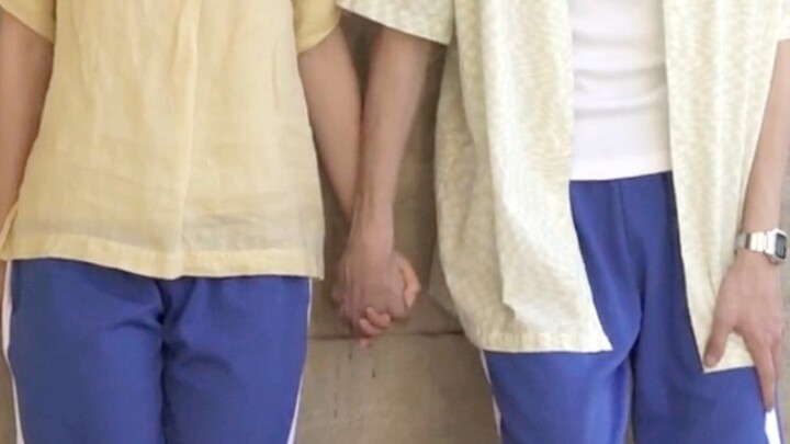 [Changgong Xisi] The deleted train track holding hands, Zhang Jun carrying Qi Qi on his back in the 