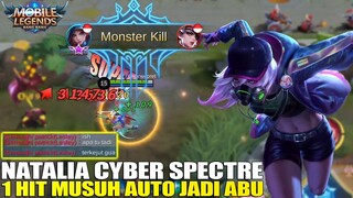 CHALLENGE 30KILL PAKAI SKIN NATALIA CYBER SPECTRE! MUSUHNYA AUTO KAGET KENA 1 HIT LANGSUNG MATI!