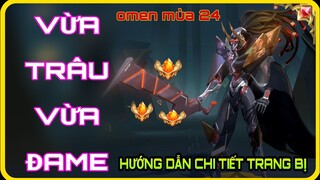 OMEN MÙA 24 | CÁCH LÊN ĐỒ VÀ BẢNG NGỌC OMEN MÙA 24 ĐI TOP CỰC MẠNH | HD GAME 76