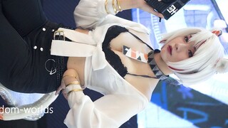 Guangzhou CICF2020 kucing lucu cosplay kucing kota situs pameran komik Minami Yayoi